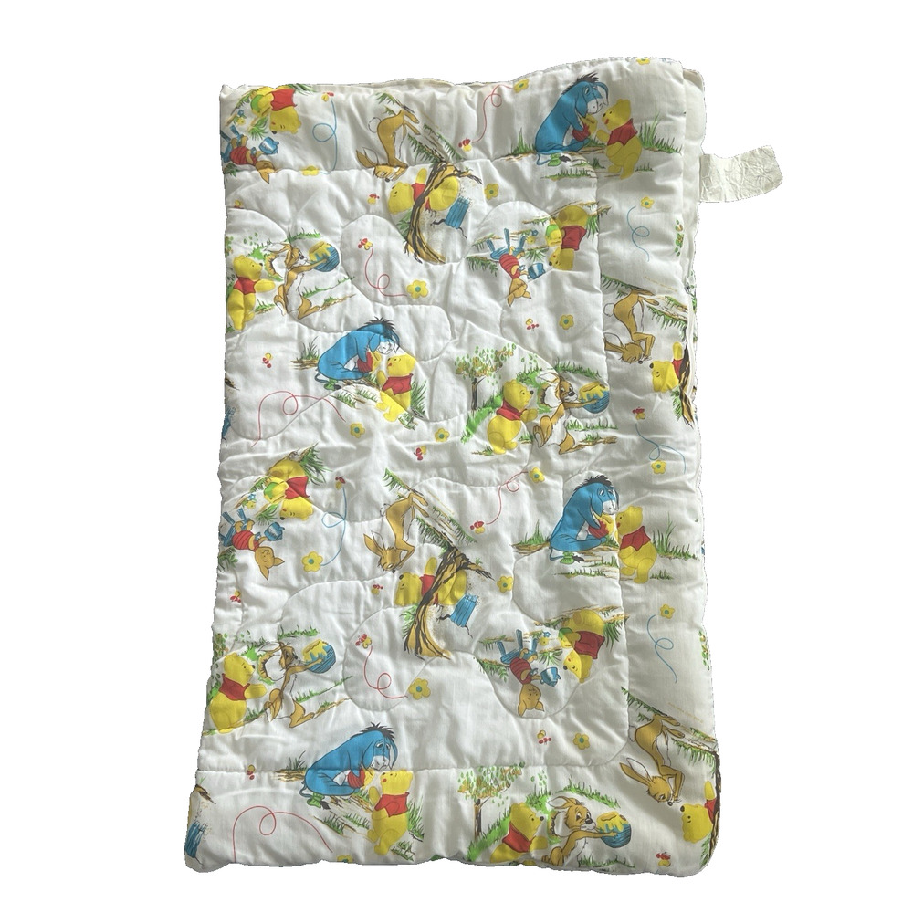 Winnie The Pooh Toddler Vintage Sears And Roebuck Sleeping Bag 33”x42”